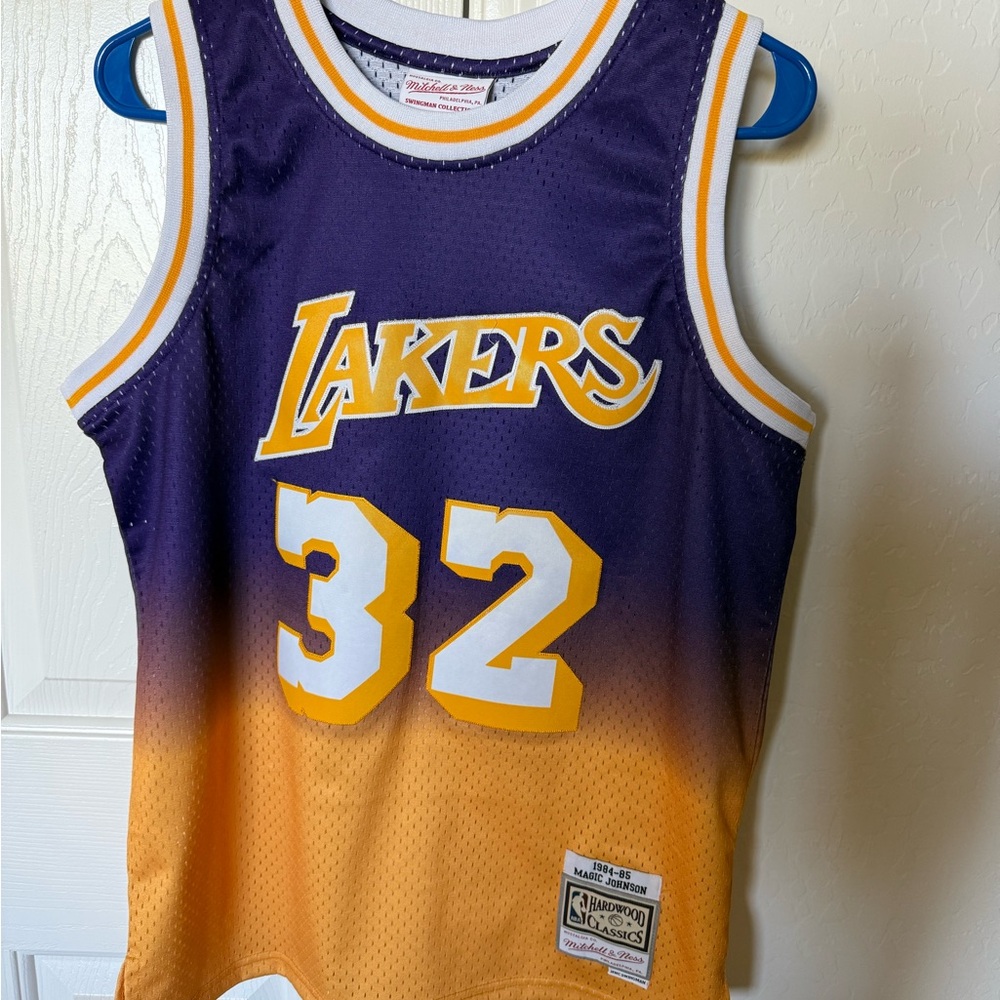 NFL Lakers Purple and Gold Youth Jersey Sz Large 14/16